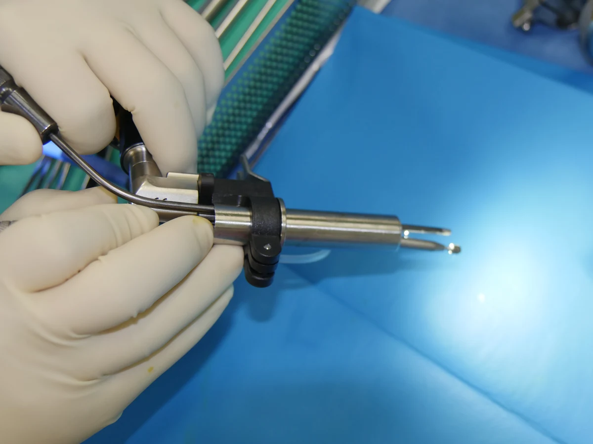 Endoscopic equipment used in endoscopic spine surgery